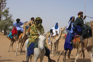 Empfang durch eine Abordnung der Nomaden