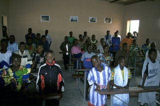 Innenansicht eines Klassenraums