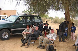 Ruhepause im Schatten der Akazie