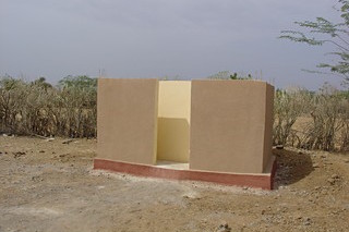 Toilette des Zentrums