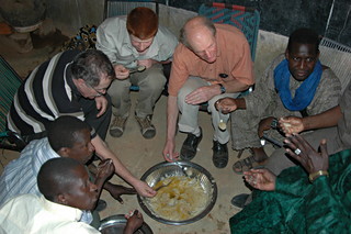 Unsere Hirsemahlzeit in der Schule
