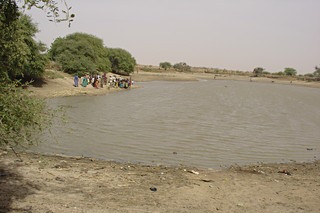 Ein nat&uuml;rlicher S&uuml;&szlig;wassersee im Sahel