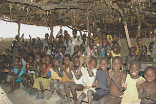 Innenansicht der Dorfschule